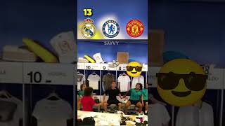 R Madrid VS Chelsea VS Man UTD Team Header Challenge [upl. by Syxela]