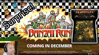 Vertical Playfield Surprise 🎮 Reacting to the Banzai Run Pinball FX Announcement [upl. by Schifra77]