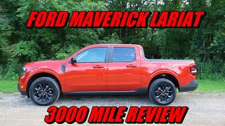 FORD MAVERICK 3000 MILE REVIEW [upl. by Nemracledairam]