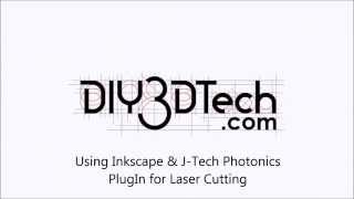 Using Inkscape PlugIn for Laser Generating Cutting GCode [upl. by Uund]