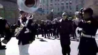 US Marines Marching in The 2008 St Patricks Day Parade NYC [upl. by Erdnaek]