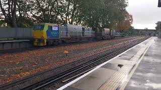 Network Rail MPV DR98922 amp DR98972 Passing Through Havant The 22nd of October 2024 [upl. by Sammer]