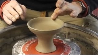 Throwing  Making a simple Pottery Soap Dish [upl. by Kcirdaed]