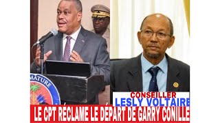 LE CPT RÉCLAME À TOUT PRIX LE DÉPART DU PREMIER MINISTRE GARRY CONILLEKI KOTE PETI SA PRALE🇭🇹 [upl. by Akyssej]