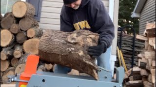 How much power does an electric log splitter really have [upl. by Enelcaj812]