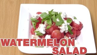 Watermelon Salad Recipe Feta Cheese [upl. by Ezaria940]