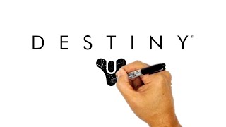 How to draw Destiny game logo  DESTINY GAMEPLAY  DESTINY WALKTHROUGH [upl. by Nyleuqcaj]