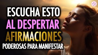 💜🙏🏻 AFIRMACIONES POSITIVAS para Empezar el Día 🙏🏻 🌤 MOTIVACIÓN PARA LA MAÑANA [upl. by Retsub]