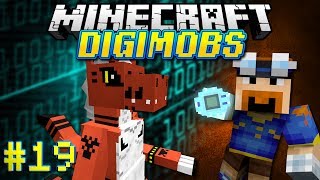 Minecraft DIGIMOBS EP 19  Digivolve To Growlmon [upl. by Malda]