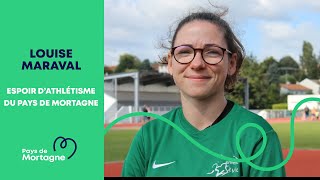 Louise Maraval espoir de lathlétisme du Pays de Mortagne [upl. by Natalina7]