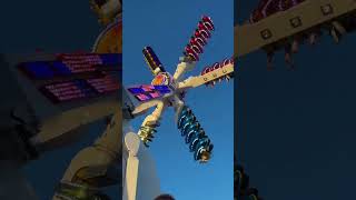 Space roller  2022 Mackay show shorts showrides funfair kirmes [upl. by Arreit416]