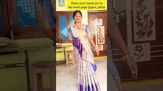 Diwali theme 🤩🤳ytshorts saree diwali diwalispecial onlineshoppingviralvideo photography [upl. by Airtina]