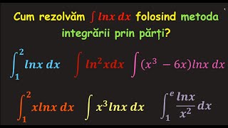 Integrale definite cu lnx bac rezolvare exercitii clasa 12Invata Matematica UsorMeditatii Online [upl. by Rothschild]