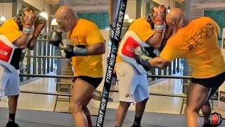 MIKE TYSON NEW SPARRING CLIP RIPS BRUTAL COUNTER BODY SHOTS OFF THE ROPES WHILE TRAINING [upl. by John]