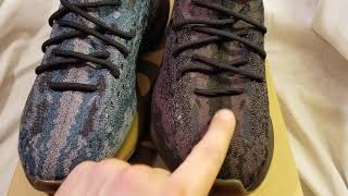 Yeezy 380  Covellite Review [upl. by Aitercul]