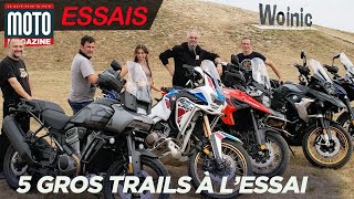 5 Gros trails les motards donnent leur avis mauvaise foi inside   ► Essai Moto Magazine [upl. by Lichter]