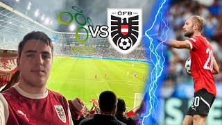 ÖSTERREICH🇦🇹 gegen SLOWENIEN🇸🇮  Nation Leauge  Punkteverlust in Lubjana  Stadionvlog  Alexice99 [upl. by Buke186]