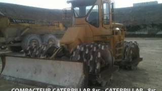 Compacteur à pieds de mouton CATERPILLAR 815 [upl. by Lorollas590]