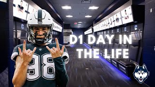 D1 Football Player Day In The Life [upl. by Lednek]