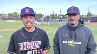 Kingsmen Baseball Defeated Whitworth 112 and 76  Feb 18 2023 [upl. by Mendez]