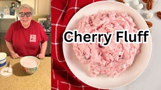 Cherry Fluff  Easy Recipe  Happy Kitchen By Sandy [upl. by Timothee]