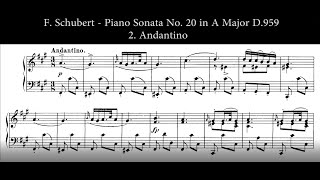 II Andantino  Schubert Piano Sonata D959 in A Major Viatcheslav Novikov [upl. by Aienahs]