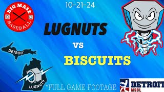 LUGNUTS VS BISCUITS  FALL BALL DETROIT MSBL  FULL GAME FOOTAGE [upl. by Attenahs]