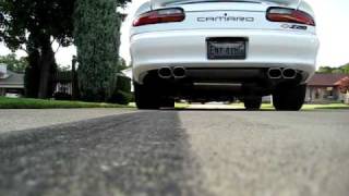 Camaro Z28 Full Exhaust  Open Cutout [upl. by Sivlek]