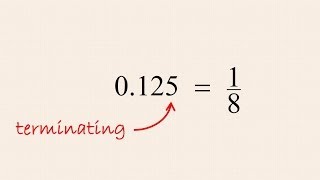 PreAlgebra 19  Converting Terminating Decimal Numbers to Fractions [upl. by Annairdua828]