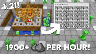 Minecraft Easy CREEPER Farm 121 Tutorial  1900 Gunpowder Per Hour [upl. by Hcnarb252]