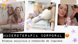 MADEROTERAPIA el masaje de moda con madera para eliminar celulitis y retención de líquidos❤️Tahani [upl. by Gulick]