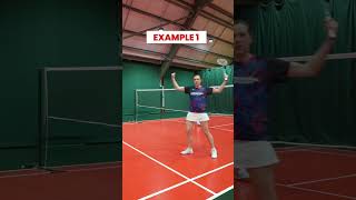 Serving Strategy Advice badminton shorts [upl. by Aizti]