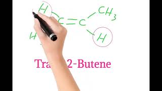 How to draw cis and trans 2 Butene  structure of cis and trans 2 Butene isomers [upl. by Louie]