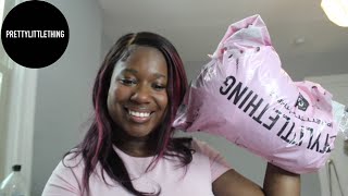 PRETTY LITTLE THING HAUL  MUST HAVE BASICS [upl. by Yroj]