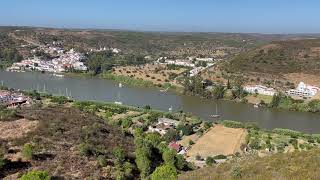 LimiteZero zipline crossing the Guadiana river from Spain to Portugal [upl. by Medor90]