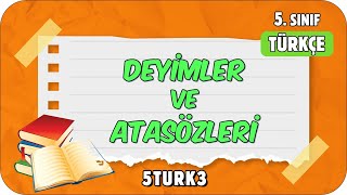 Deyimler ve Atasözleri 📙 tonguçCUP 1Sezon  5TURK3 2024 [upl. by Ob822]