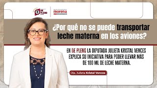 PodcastDePleno  Lactancia digna transportar leche materna en el avión con Julieta Vences [upl. by Cynthea]