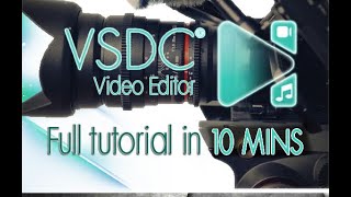 VSDC Video Editor  Tutorial for Beginners in 10 MINUTES [upl. by Bernie680]