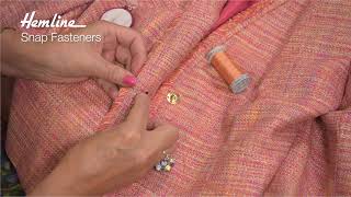 Hemline Snap Fasteners [upl. by Acinorej]