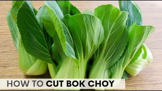 How to cut bok choy [upl. by Hartnett]