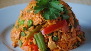 COLOMBIAN ARROZ CON POLLO  How To Make Chicken and Rice  SyS [upl. by Enaile691]