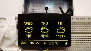 ESP8266 Squix Weather Station [upl. by Stedmann942]