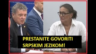 TURUDIĆ VS MOŽEMO quotNE GOVORITE SRBIZMEquot [upl. by Uzzial]