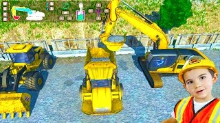 Construction Dump Truck Game  Dump Truck Simulator Game  Android Gameplay [upl. by Asemaj]