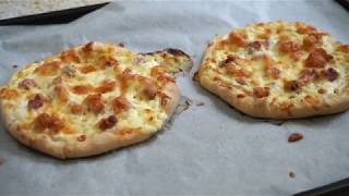 Bacon pizza without yeast gluten free [upl. by Egedan]