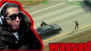 Reacting to the MOST INSANE high speed POLICE CHASES 🚔💨 [upl. by Ahcatan466]