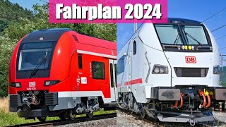 Fahrplan 2024 20000 Sitzplätze Mehr im Fernverkehr  Neue Verbindungen und Fahrzeuge [upl. by Isidro]