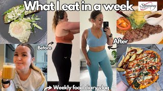 WHAT I EAT IN A WEEK ON SLIMMING WORLD  Weekly food vlog Inc syns [upl. by Klemm]