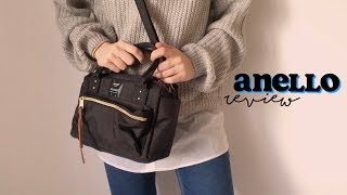 anello shoulder bag review  anellodirect [upl. by Elinad]