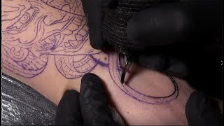 Vicious  Tattoo time lapse [upl. by Zulaledairam641]